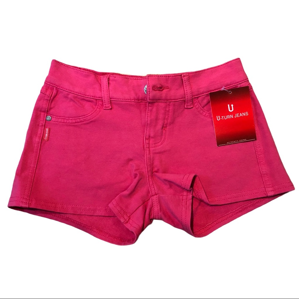 U-Turn Pink Stretchy Shorts Size Small